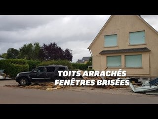 Une partie du Luxembourg dévastée après le passage d'une tornade