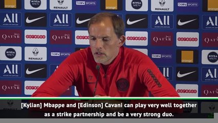 Mbappe and Cavani can play together successfully - Tuchel