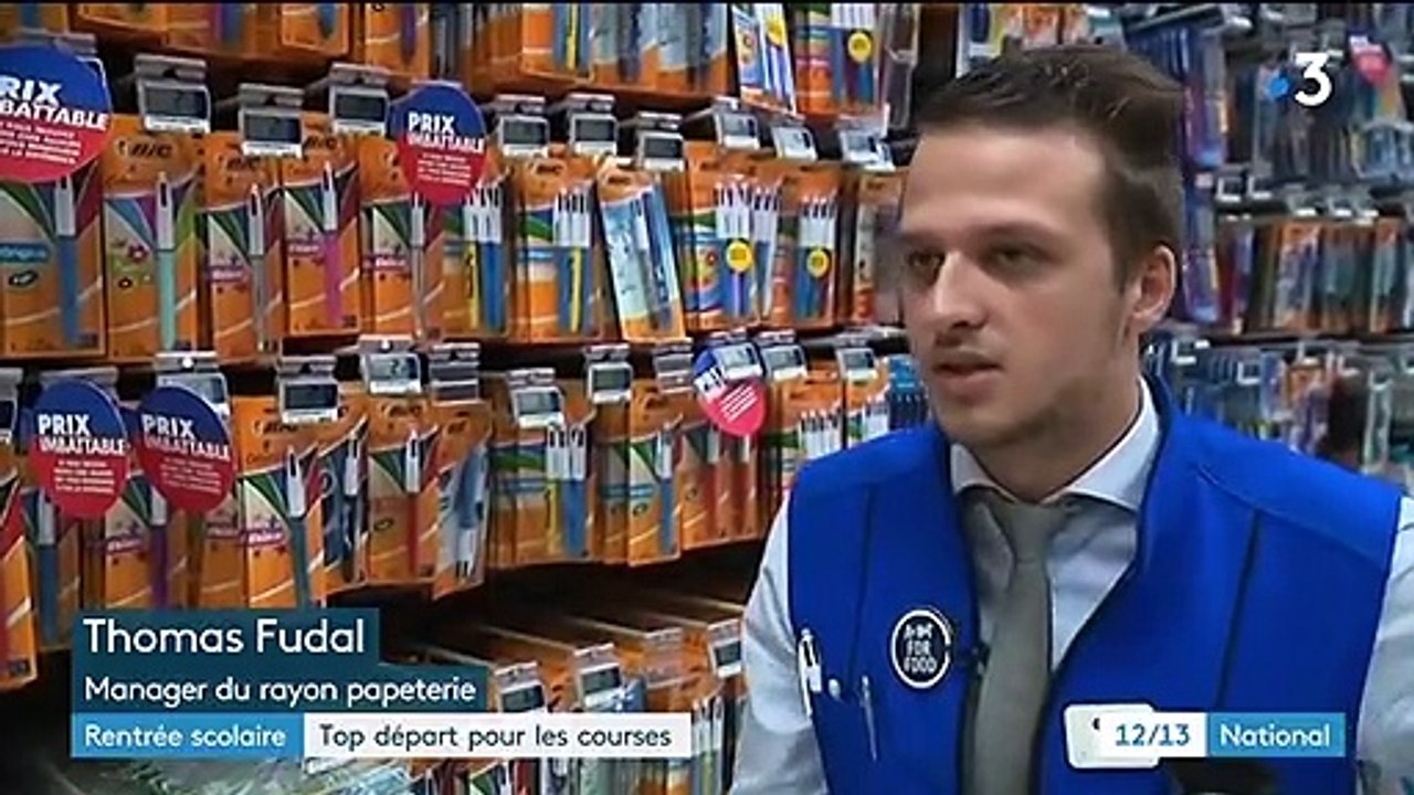 Rentrée scolaire : top départ pour les courses