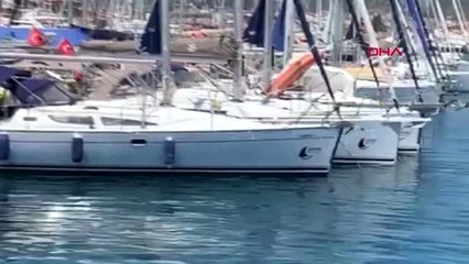 MUĞLA 1,5 milyon Euro'luk yat, film senaryolarını aratmayan yöntemle çalındı