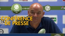 Conférence de presse ESTAC Troyes - Havre AC (1-2) : Laurent BATLLES (ESTAC) - Paul LE GUEN (HAC) - 2019/2020