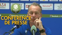 Conférence de presse FC Sochaux-Montbéliard - AJ Auxerre (1-0) : Omar DAF (FCSM) - Jean-Marc FURLAN (AJA) - 2019/2020