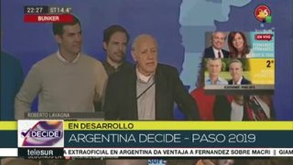 Lavagna: Consenso Federal es la tercera fuerza política de Argentina