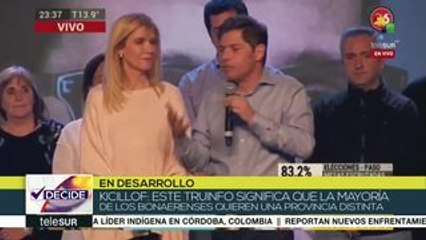 Axel Kicillof: los bonaerenses quieren una provincia distinta