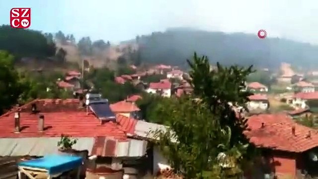 Marmara Adası’nda kontrol altına alınan yangın tekrar başladı