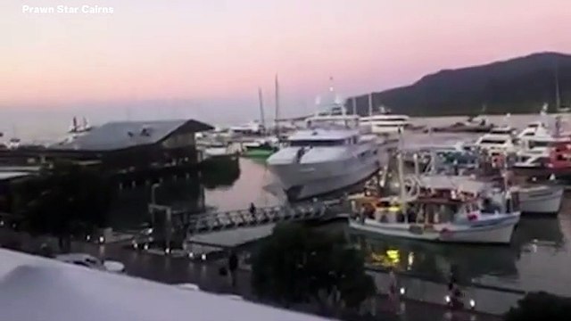 Watch: Multimillion-Dollar Superyacht Crashes Into Marina