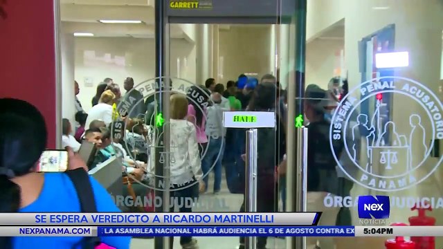 Expectativas de veredicto a Ricardo Martinelli - Nex Noticias