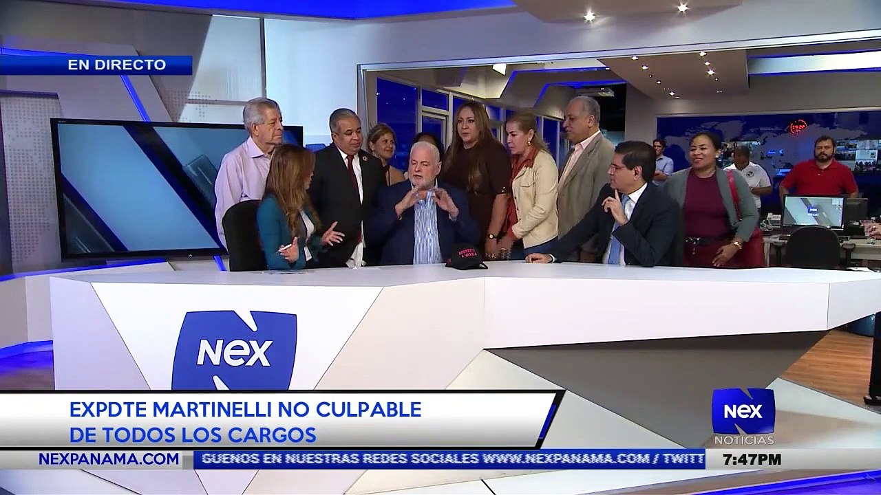 Primeras palabras de Ricardo  Martinelli en lib...
