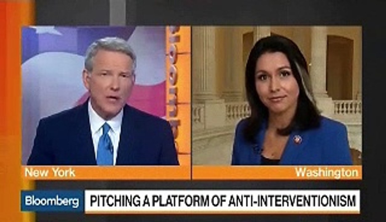 Tulsi Gabbard Talks Semi-Ron Paul Endorsement - Domestic/Foreign Policy And More (Bloomberg - 5/9/19)