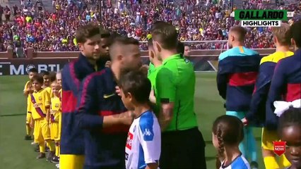 Barcelona vs Napoli 4 - 0 Highlights Összefoglaló 10 08 2019 HD