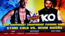 stone cold vs kevin owens #WWE #prowrestling #wrestling