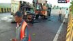 यमुना एक्सप्रेसवे पर भीषण हादसा, चालक की जिंदा जलकर मौत- Horrific road accident on Yamuna Expressway Driver burnt alive nodbk