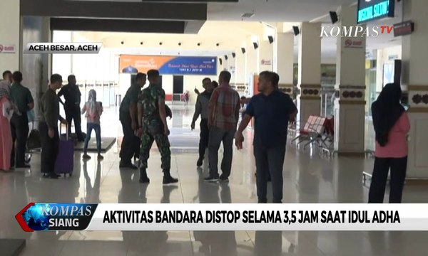 Aktivitas Bandara Sultan Iskandar Muda Distop Selama 3,5 Jam Saat Idul Adha