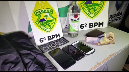 Choque encaminha quarteto acusado de praticar assalto em distribuidora de bebidas no Bairro Cancelli