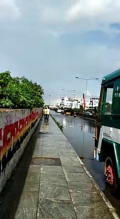 Rainbow in sholinganallur during rain season