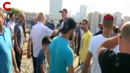 Kurban kesim alanında gerginlik