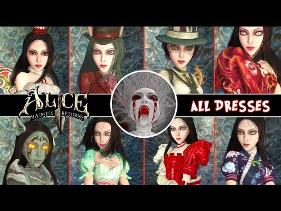 Alice Madness Returns All Dresses / Costumes