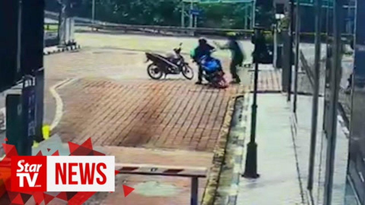 Suspect in botched robbery of delivery rider nabbed, accomplice at large