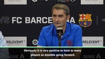 We'll have many forward options when Messi returns - Valverde