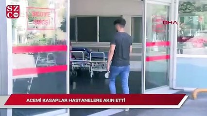 Acemi kasaplar acilleri doldurmaya başladı