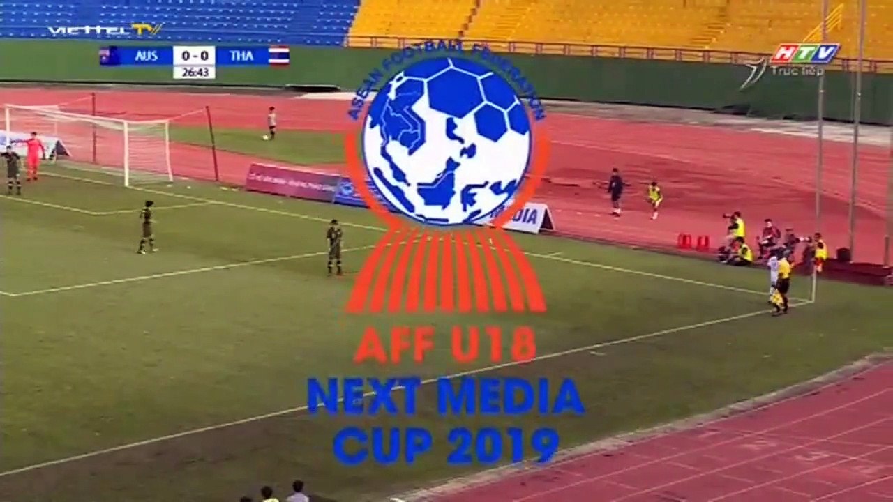 Australia vs Thailand : AFF U18 Championship 2019  (ครึ่งแรก) ออสเตรเลีย vs ไทย 11/8/2019