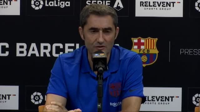 Ernesto Valverde: Ya veremos cuando esté Leo cómo se combina Griezmann
