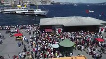 İstanbullular Adalar İskelesi'ne akın etti