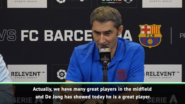 De Jong just one of several great options we have- Valverde