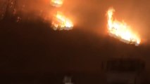 Mil hectáreas y mil desalojados, en un incendio sin controlar aún en la isla de Gran Canaria