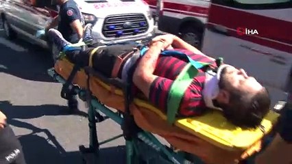 Çamlıca gişelerde sıkışmalı kaza: 3 yaralı