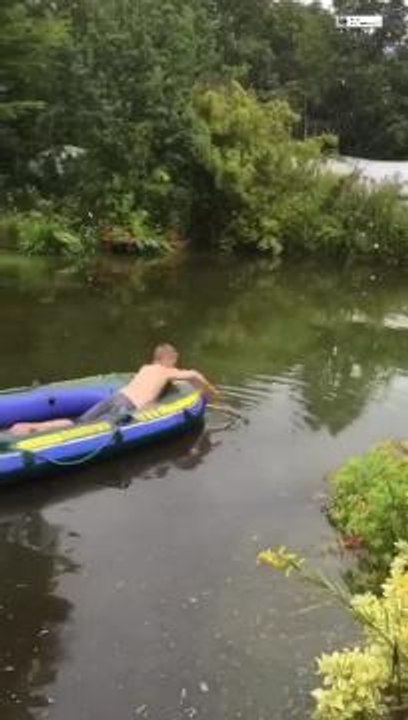 Flooding in Amble