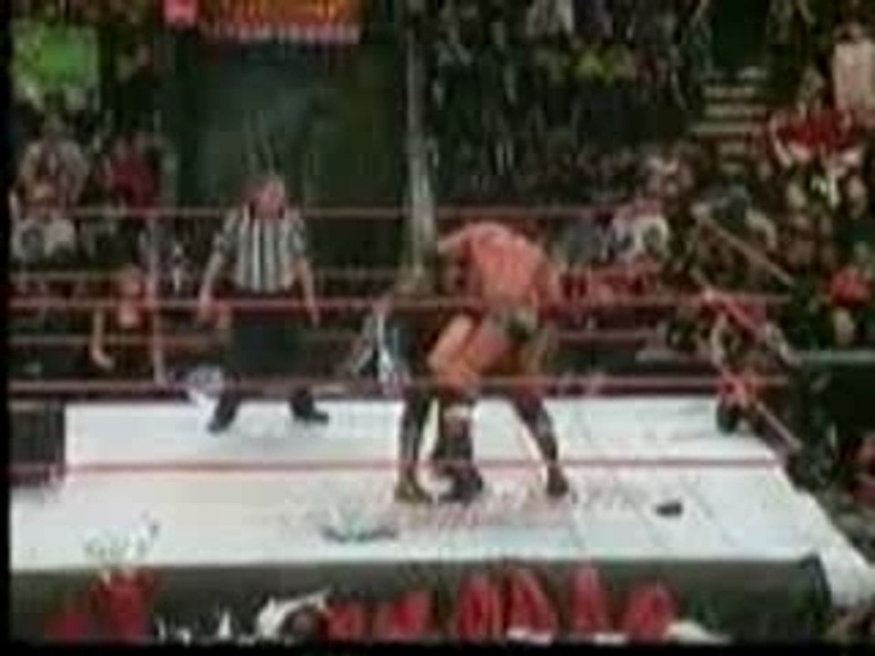 Hhh pedigrees mick foley on thumbtacks