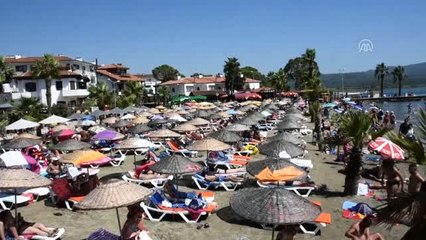 Muğla sahillerinde bayram yoğunluğu