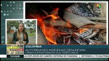 Colombia: Autoridades indígenas denuncian crisis humanitaria