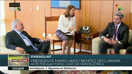 Pdte. y Vpdte. de Paraguay declararán ante la justicia por caso Itaipú