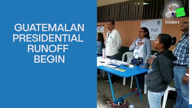Guatemalan Presidential Runoff Begin