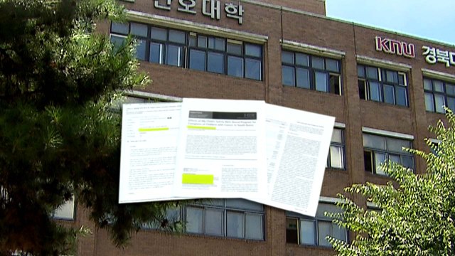 [단독] 곳곳에 논문 표절 의혹...학교는 나 몰라 / YTN