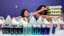 10 GALLONS OF SUPER FLUFFY EASTER EGG SLIME - MAKING A GIANT SUPPER FLUFFY SLIME