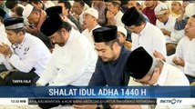 Surya Paloh Laksanakan Salat Iduladha di Masjid Nursiah Daud Paloh