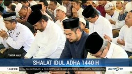 Download Video: Surya Paloh Laksanakan Salat Iduladha di Masjid Nursiah Daud Paloh