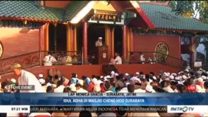 Idul Adha di Masjid Cheng Hoo Surabaya