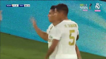 Casemiro Goal - Roma 1 - 2 Real Madrid (Full Replay)