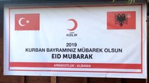 Türk Kızılaydan Arnavutluk'ta kurban bağışı