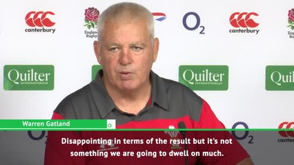 We won't dwell on this loss - Gatland