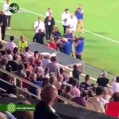 Fatih Terim'e Fiorentina maçında sevgi seli