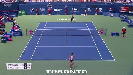 Télécharger la video: Andreescu wins Toronto title as Williams retires