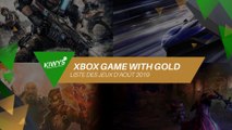 Xbox : Liste des jeux Games with Gold du mois d'août 2019