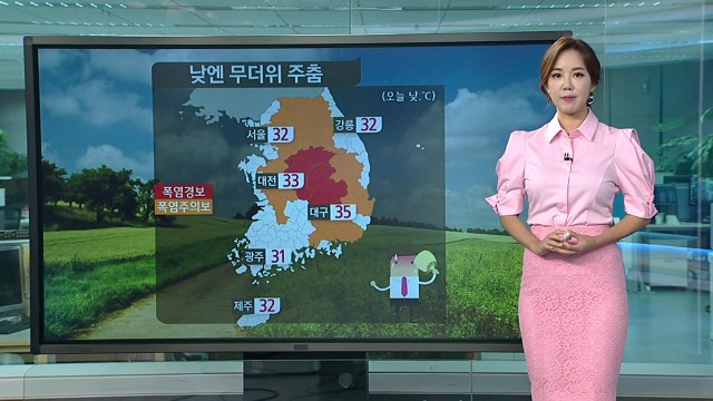 [날씨] 태풍 간접 영향 곳곳 비...무더위 주춤 / YTN