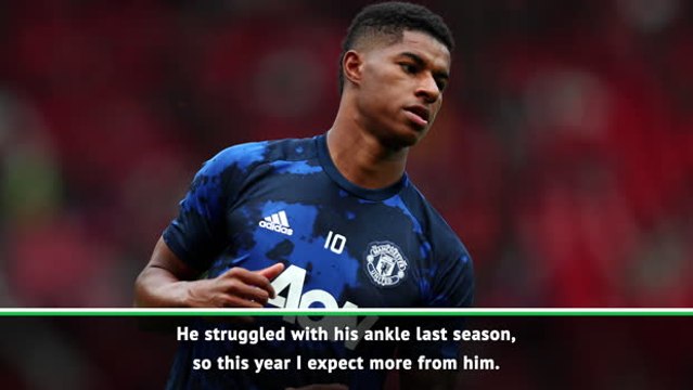 Solskjaer 'expects more' from Rashford this season