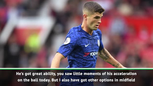 Pulisic will be a fantastic player for Chelsea - Lampard